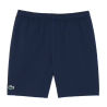 Short de sport garçon  en taffetas léger avec taille élastique et poches-Lacoste bleu nuit