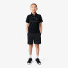 Short sportif Color Block Diamond Taffeta résistant à l’eau avec taille élastique -Lacoste noir