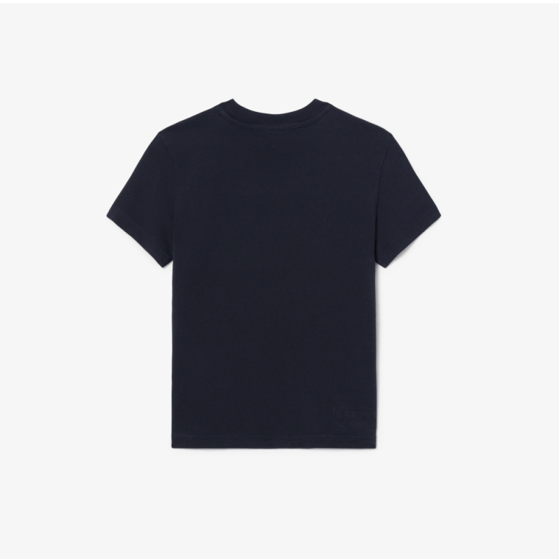 T-shirt en coton colorblock confortable, respirant et stylé -Lacoste  noir