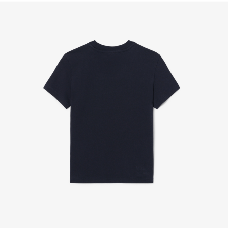 T-shirt en coton colorblock confortable, respirant et stylé -Lacoste  noir