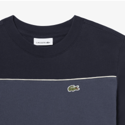 T-shirt en coton colorblock confortable, respirant et stylé -Lacoste  noir