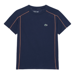 T-shirt Sport  Ultra Dry pour Enfant  avec Imprimé Crocodile au Dos -Lacoste  bleu nuit