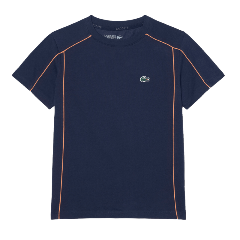 T-shirt Sport  Ultra Dry pour Enfant  avec Imprimé Crocodile au Dos -Lacoste  bleu nuit