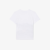 T-shirt Enfant en Coton avec Imprimé Crocodile Aquarelle Confortable et Sportif -Lacoste  blanc