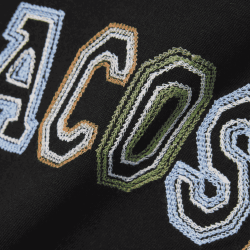 T-shirt en coton brodé confortable, respirant et stylé -Lacoste  noir