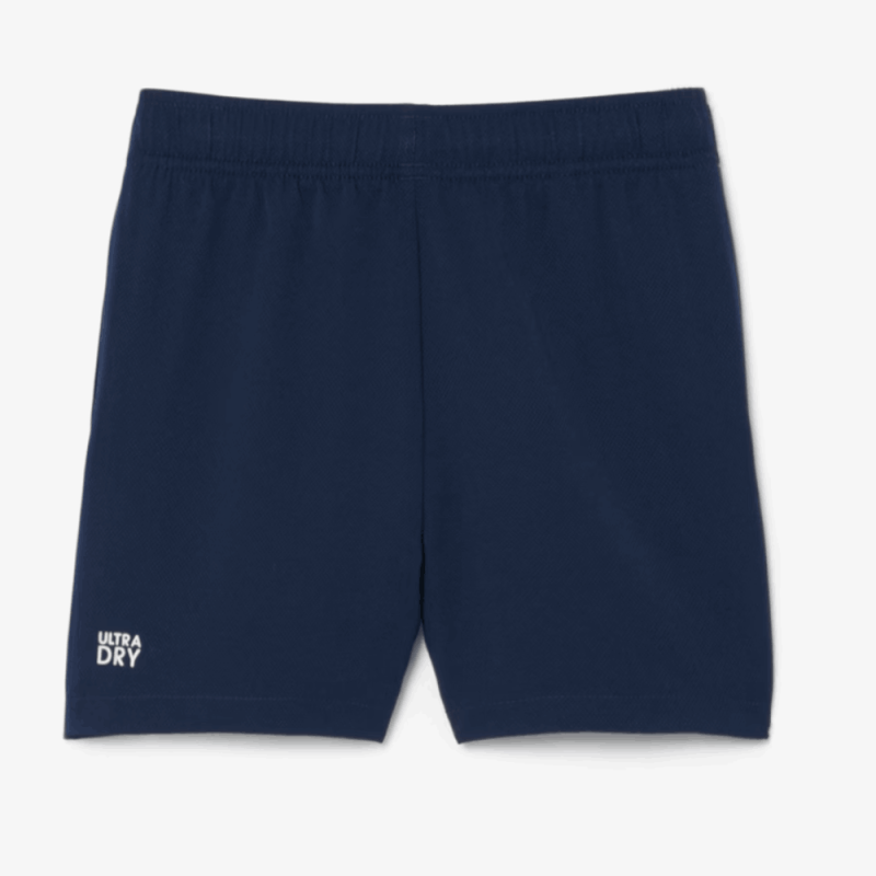 Short Enfant Diamond Taffeta – Léger, Respirant et Hydrofuge -Lacoste bleu nuit