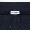 Short Sport Rayé  Enfant en Taffetas - Léger et Résistant -Lacoste bleu nuit/blanc