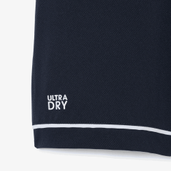 Short Sport Rayé  Enfant en Taffetas - Léger et Résistant -Lacoste bleu nuit/blanc