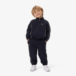 Ensemble de survêtement  Enfant Colorblock Veste Zippée & Pantalon Effilé -Lacoste noir