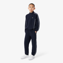 Ensemble de survêtement  Enfant Colorblock Veste Zippée & Pantalon Effilé -Lacoste noir