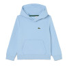Sweatshirt à capuche mixte molleton enfant avec poche LACOSTE bleu
