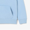 Sweatshirt à capuche mixte molleton enfant avec poche LACOSTE bleu