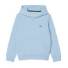 Sweatshirt à capuche mixte molleton enfant avec poche LACOSTE bleu