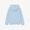 Sweatshirt à capuche mixte molleton enfant avec poche LACOSTE bleu