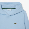 Sweatshirt à capuche mixte molleton enfant avec poche LACOSTE bleu