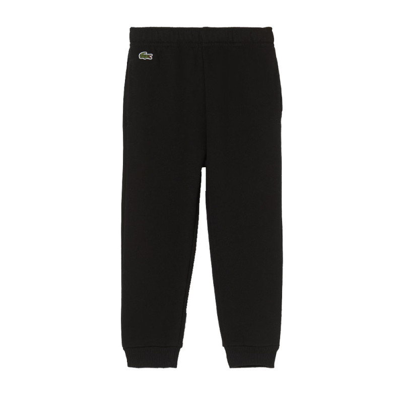 Pantalon de survêtement mixte molleton enfant LACOSTE noir