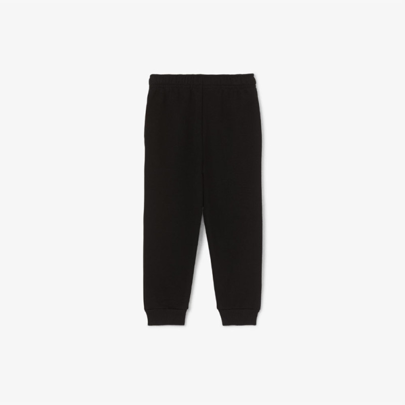 Pantalon de survêtement mixte molleton enfant LACOSTE noir