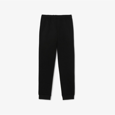 Pantalon de survêtement mixte molleton enfant LACOSTE noir