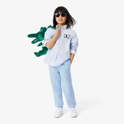 Pantalon de survêtement mixte molleton enfant LACOSTE bleu