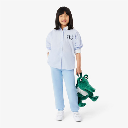 Pantalon de survêtement mixte molleton enfant LACOSTE bleu