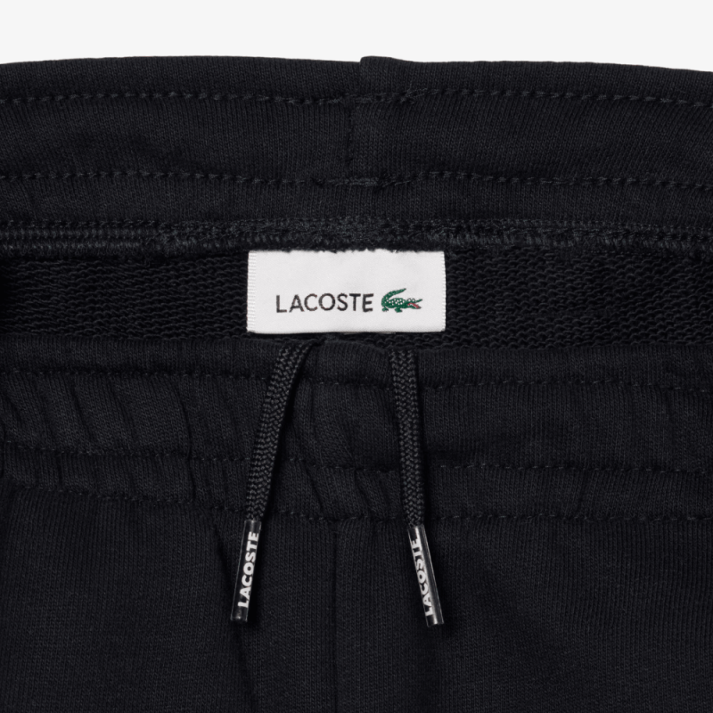 Pantalon de survêtement color-block enfant  en Coton LACOSTE noir