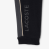 Pantalon de survêtement color-block enfant  en Coton LACOSTE noir