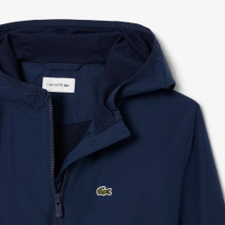 Coupe-vent à capuche enfant LACOSTE bleu marine