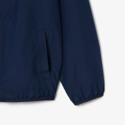 Coupe-vent à capuche enfant LACOSTE bleu marine