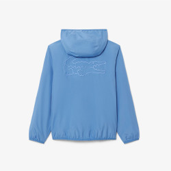 Coupe-vent à capuche enfant LACOSTE bleu