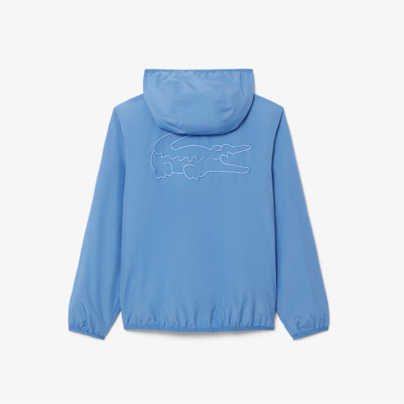 Coupe-vent à capuche enfant LACOSTE bleu