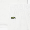 Ensemble layette nouveau-né coton imprimé body manches longues, pantalon et doudou  LACOSTE blanc