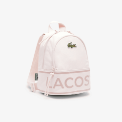 Sac à dos enfant imprimé avec poche intérieure LACOSTE rose