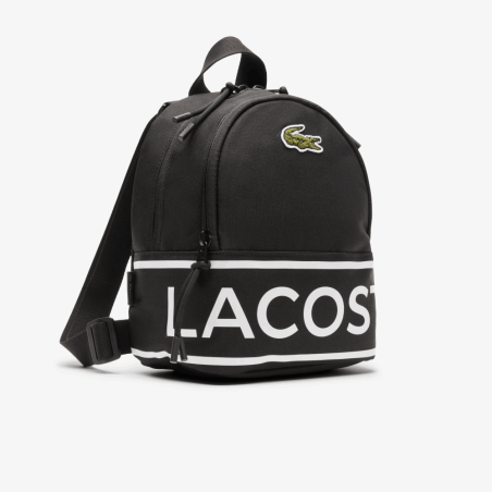 Sac à dos enfant imprimé avec poche intérieure LACOSTE noir