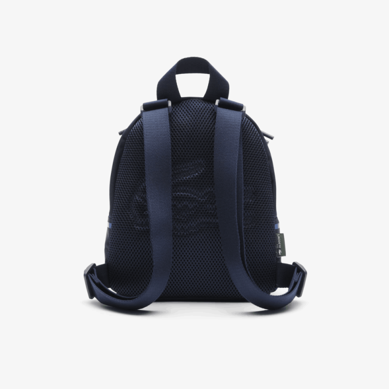 Sac à dos enfant imprimé avec poche intérieure LACOSTE Bleu Marine