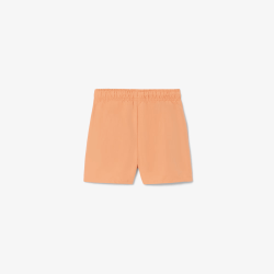 Short de bain Lacoste junior uni en taffetas LACOSTE Orange