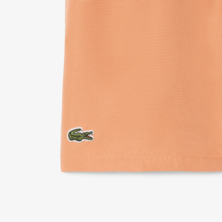 Short de bain Lacoste junior uni en taffetas LACOSTE Orange