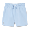 Short de bain Lacoste junior uni en taffetas LACOSTE bleu clair