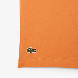 T-shirt enfant coton imprimé graphique LACOSTE orange