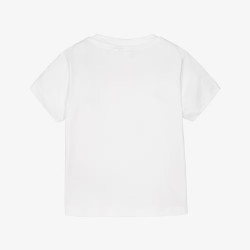 T-Shirt enfant avec imprimé tennis LACOSTE blanc