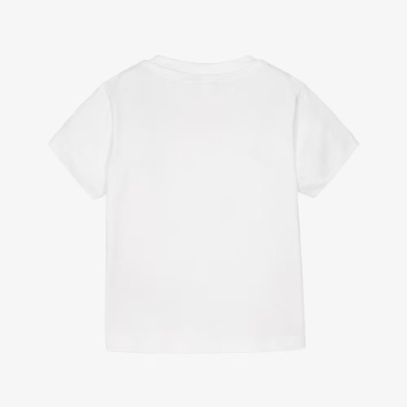 T-Shirt enfant avec imprimé tennis LACOSTE blanc