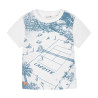 T-Shirt enfant avec imprimé tennis LACOSTE blanc
