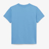 T-shirt enfant color-block coton graphique LACOSTE bleu