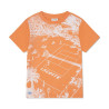 T-Shirt enfant avec imprimé tennis LACOSTE orange