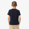 T-shirt enfant color-block coton graphique LACOSTE noir