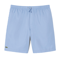 Short Homme Lacoste Sport – Bleu Clair – Taffetas Diamanté Léger & Respirant