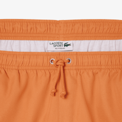 Short  Sport Homme en Taffetas Diamanté léger et confortable Lacoste Orange