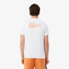 T-shirt Sport Ultra Dry Crocodile Graphique – Performance & Confort  LACOSTE blanc/Orange