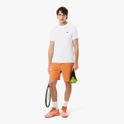 T-shirt Sport Ultra Dry Crocodile Graphique – Performance & Confort  LACOSTE blanc/Orange