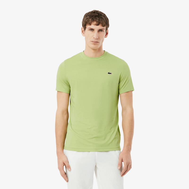 T-shirt Tennis jacquard stretch Ultra Dry – Performance & Confort  LACOSTE vert