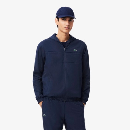 Ensemble survêtement Sport taffetas diamanté LACOSTE bleu marine